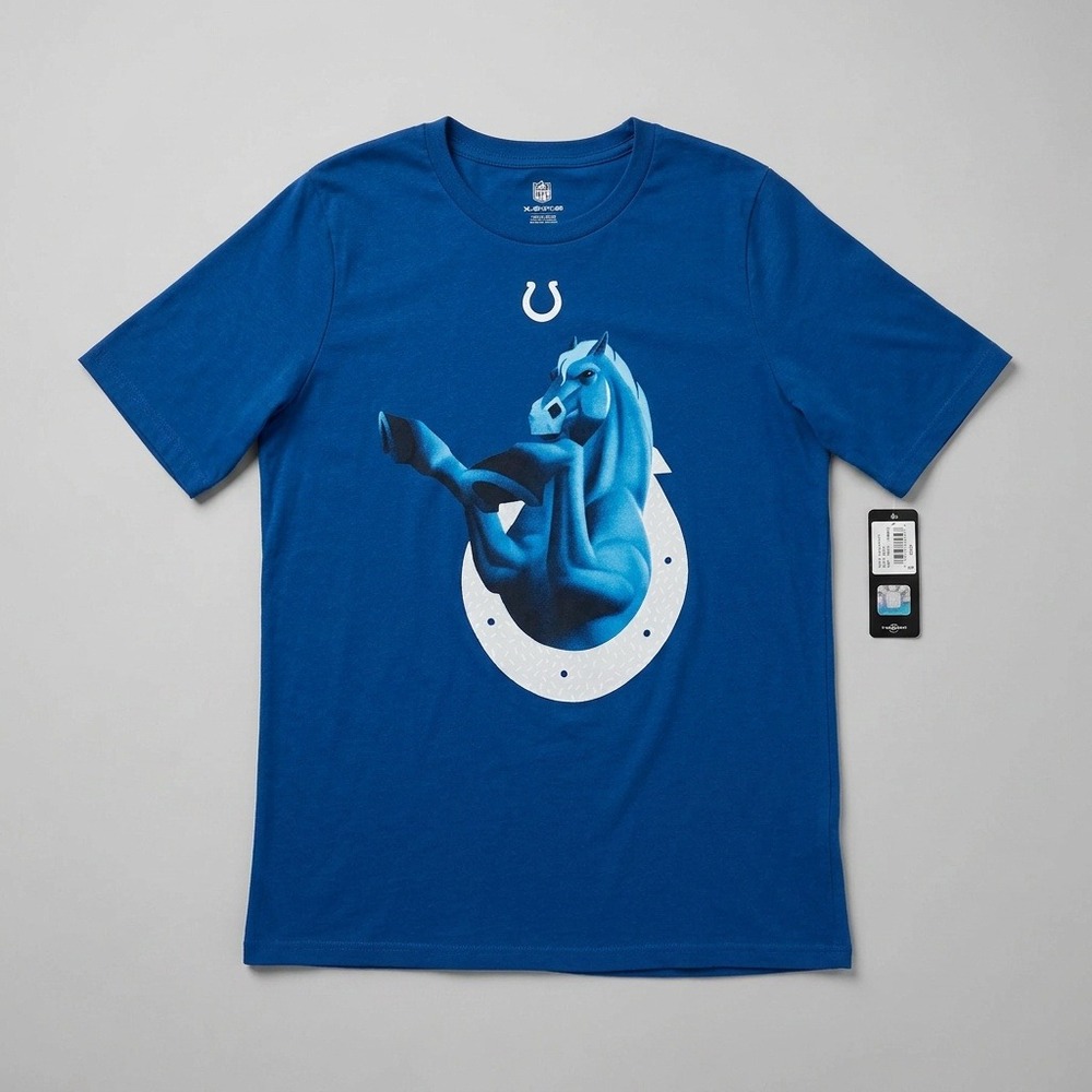 NFL Team Apparel Indianapolis Colts Graphic T-Shirt Youth Boys XL 18/20 NWT